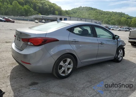2016 Hyundai Elantra Se из США, поврежденный, VIN 5NPDH4AE2GH710008